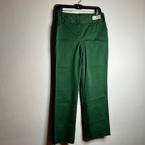 Vintage Talbots green cotton pants, size 10P, with original tags and never worn.